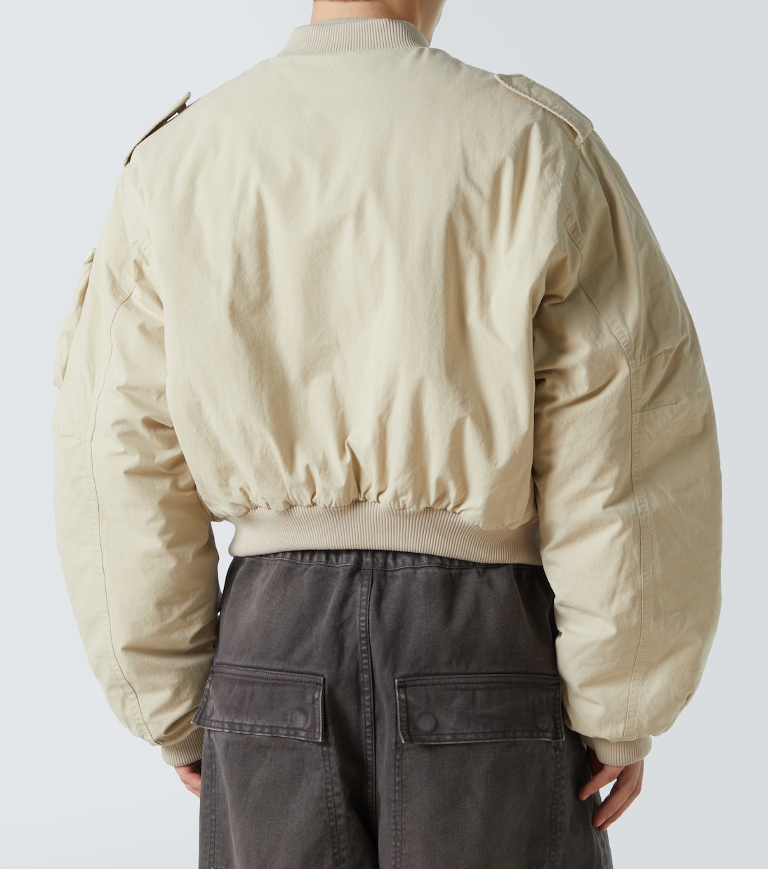 A-4 cotton canvas bomber jacket | Entire Studios