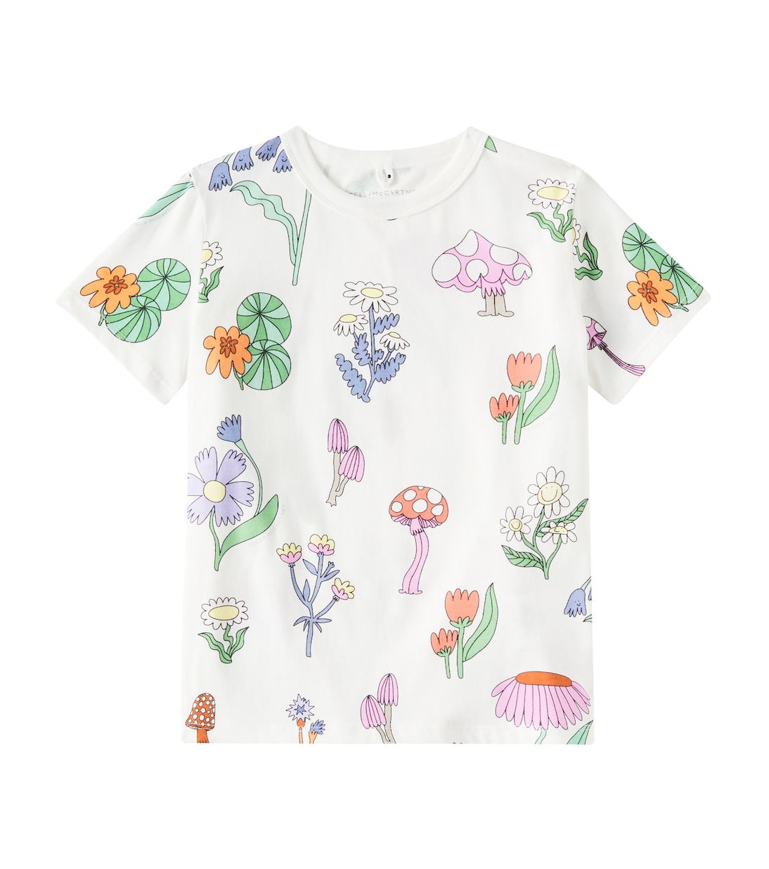 Floral cotton jersey T-shirt | Stella McCartney Kids