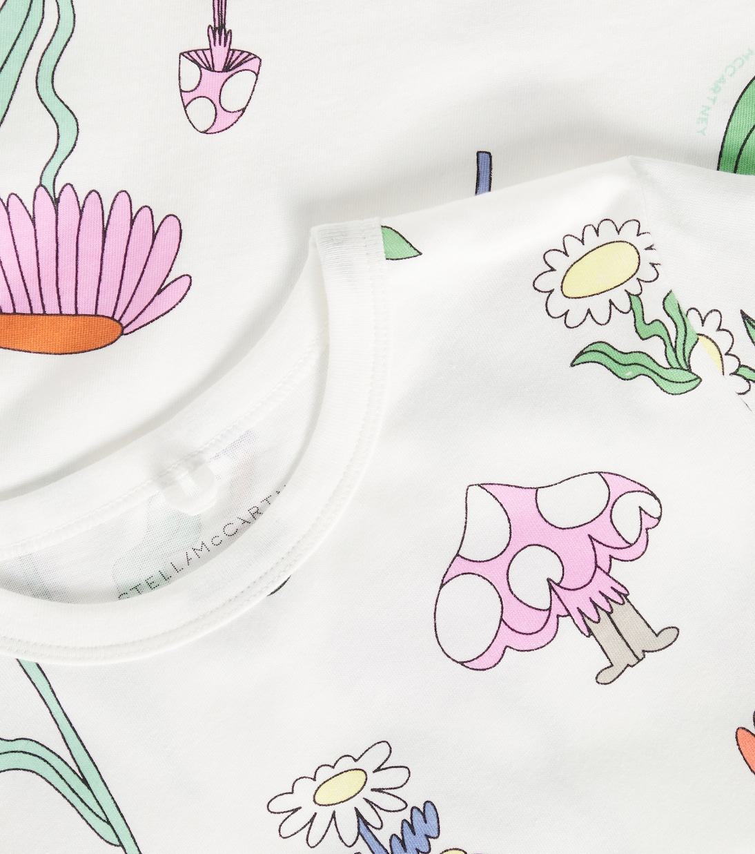 Floral cotton jersey T-shirt | Stella McCartney Kids