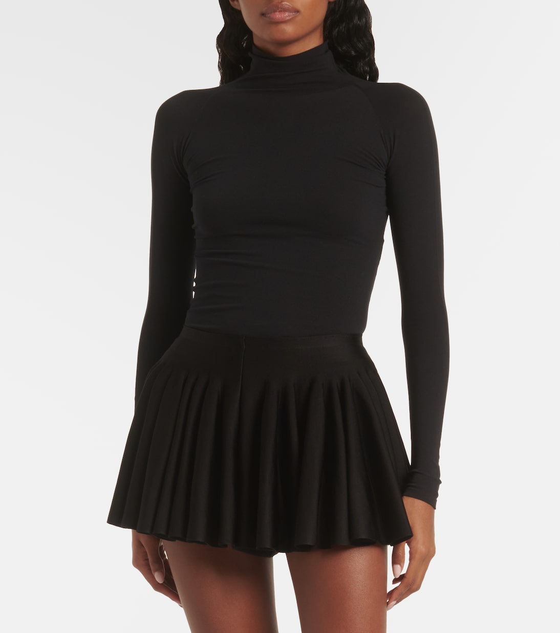 Godet pleated shorts | Alaïa
