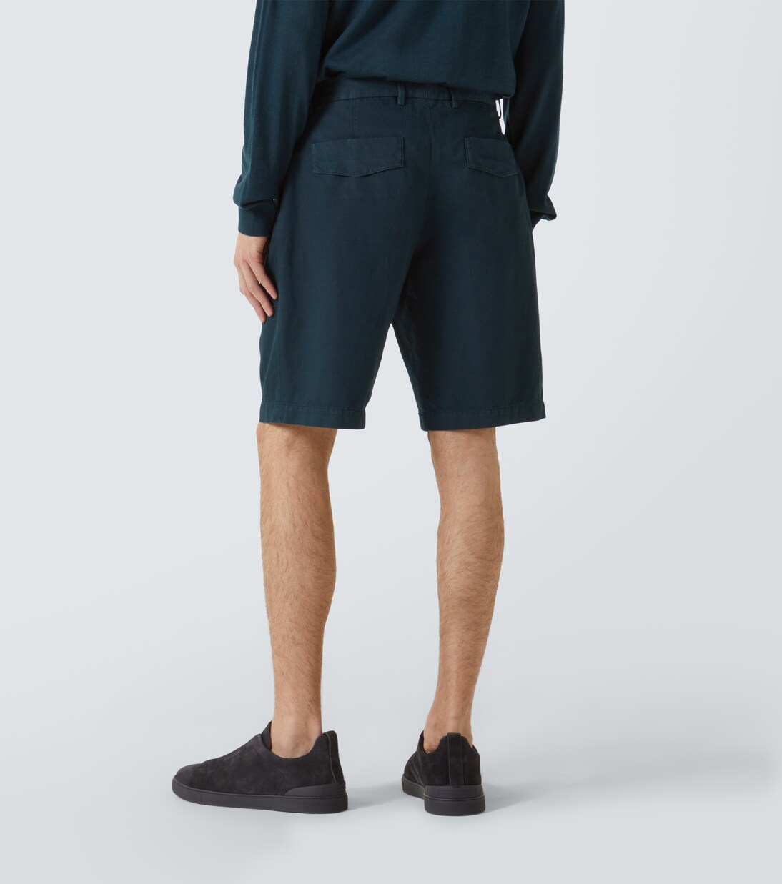 Cotton and linen shorts | Zegna