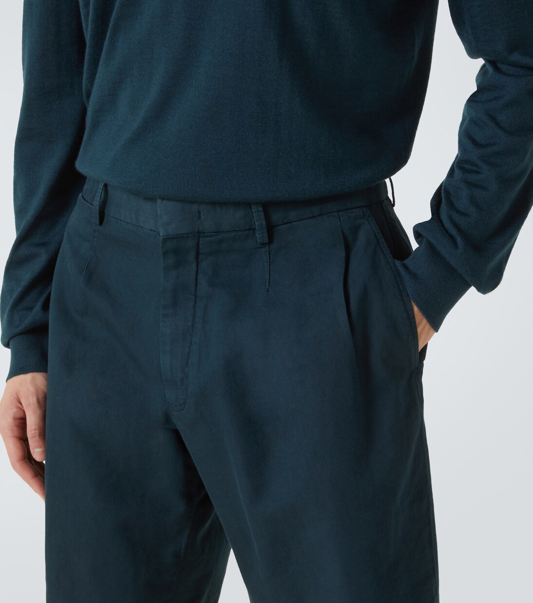 Cotton and linen shorts | Zegna