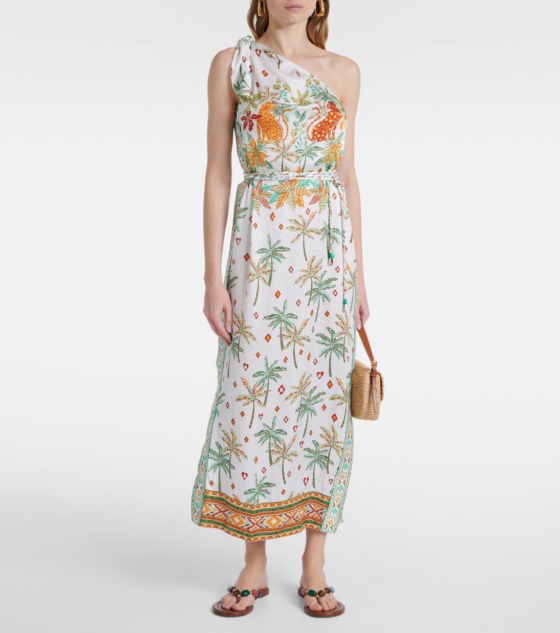 One-Shoulder-Kaftan Isabelle | Poupette St Barth