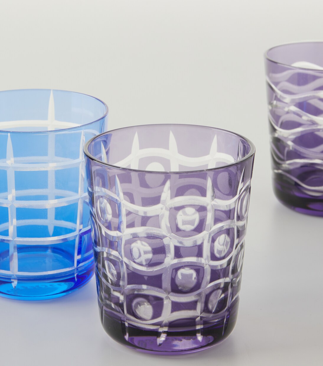 Set Cobalt aus sechs Tumbler-Gläsern | Polspotten