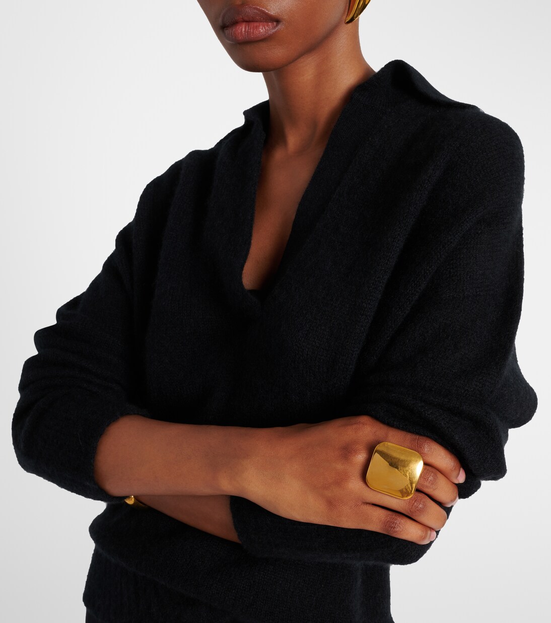 Amy gold-plated ring | Tom Ford