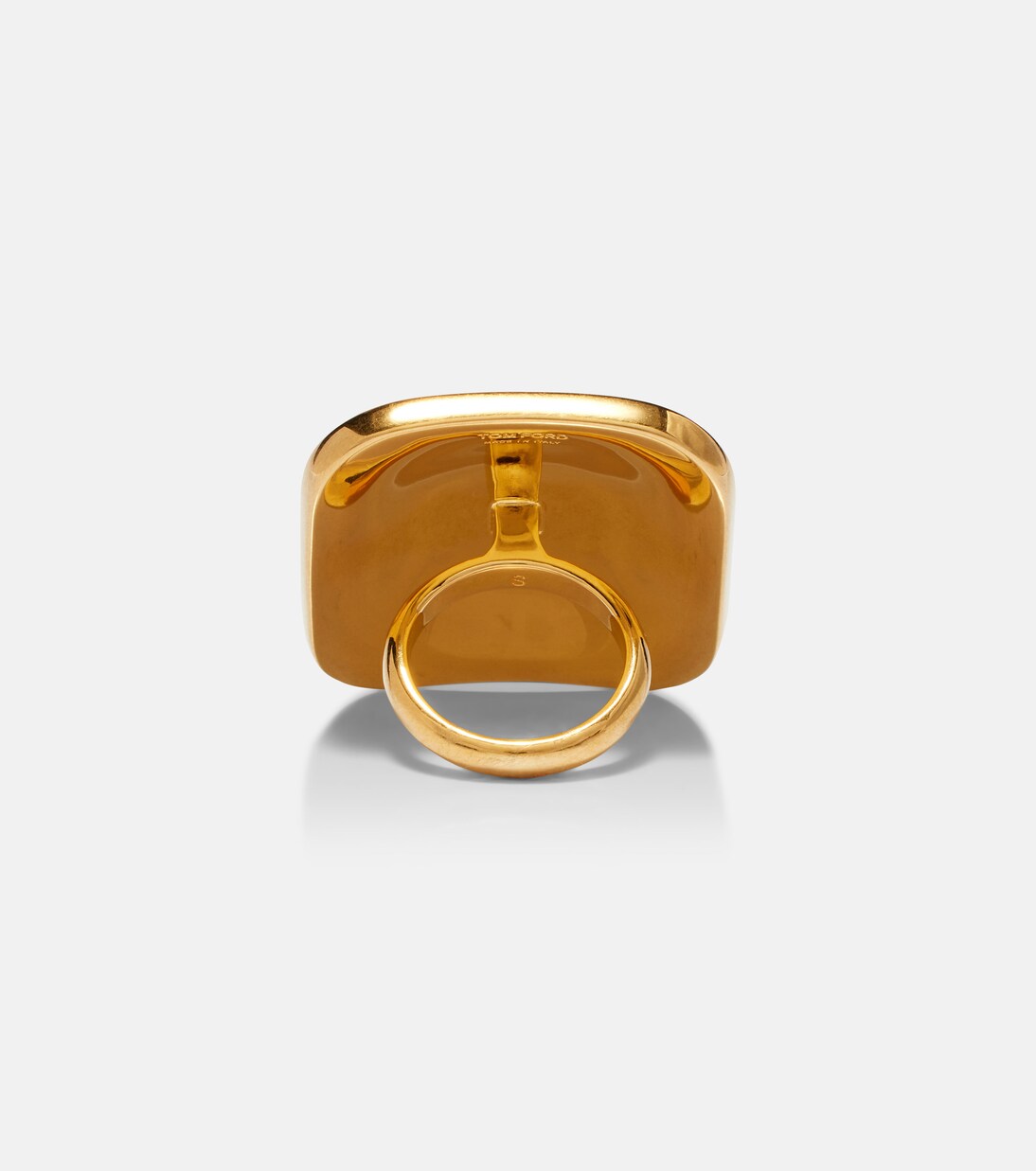 Amy gold-plated ring | Tom Ford