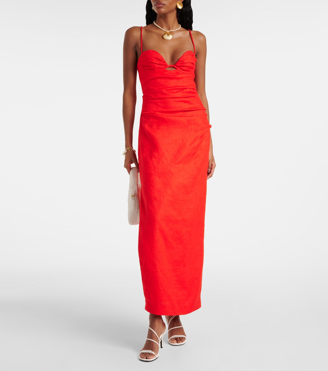 Robe longue Noemi en lin | SIR