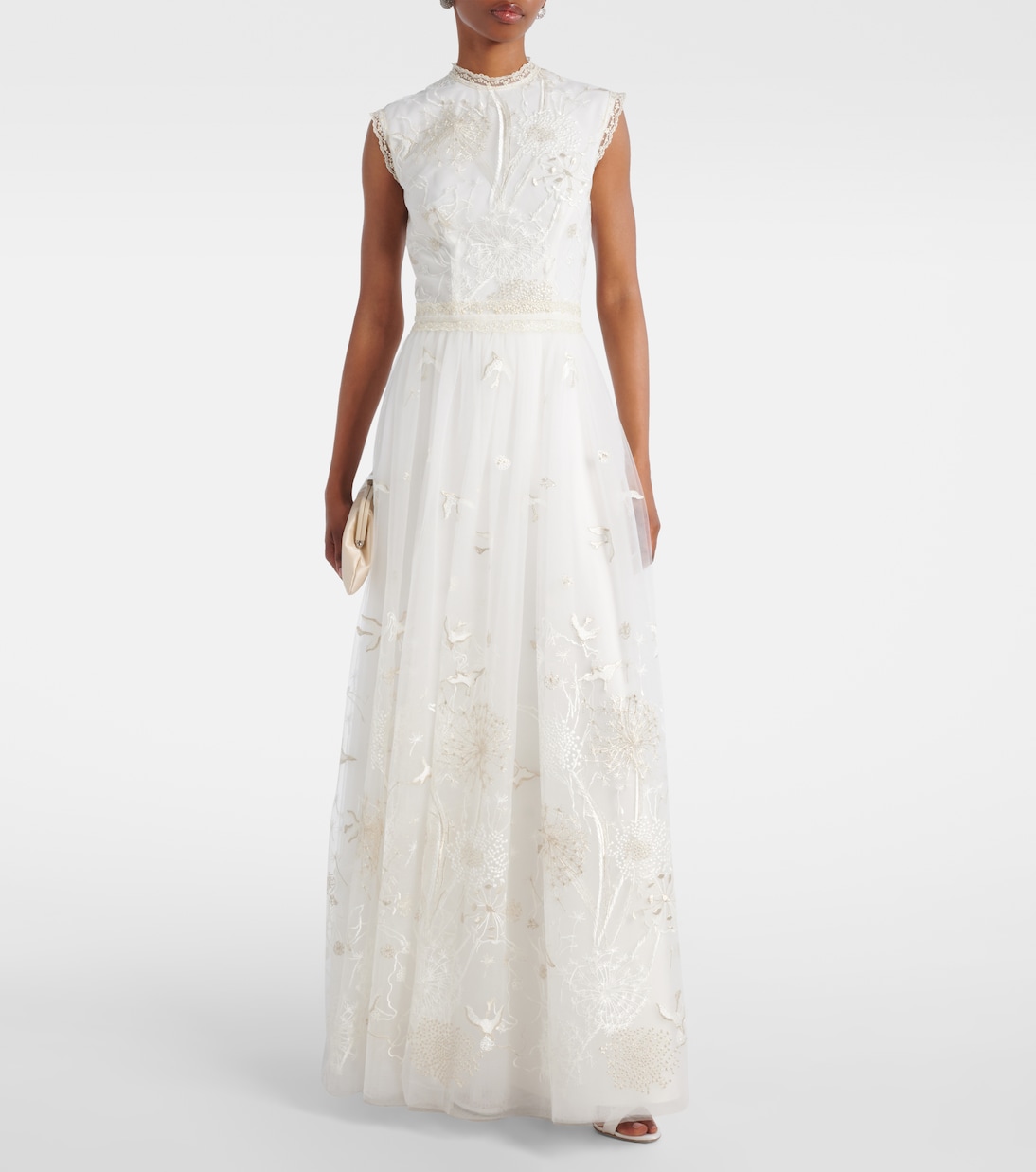 Bridal Bestickte Robe | Costarellos