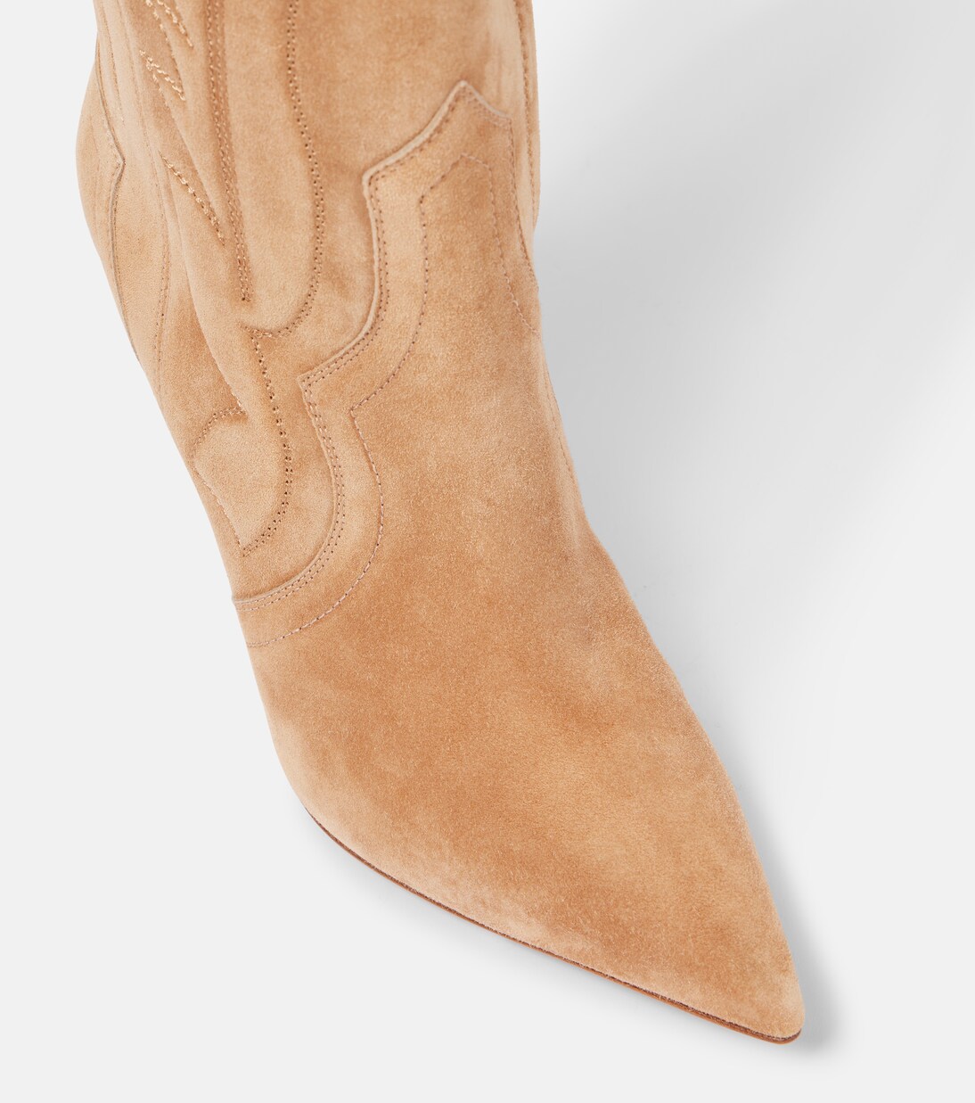 Santia Botta 85 suede knee-high boots | Christian Louboutin