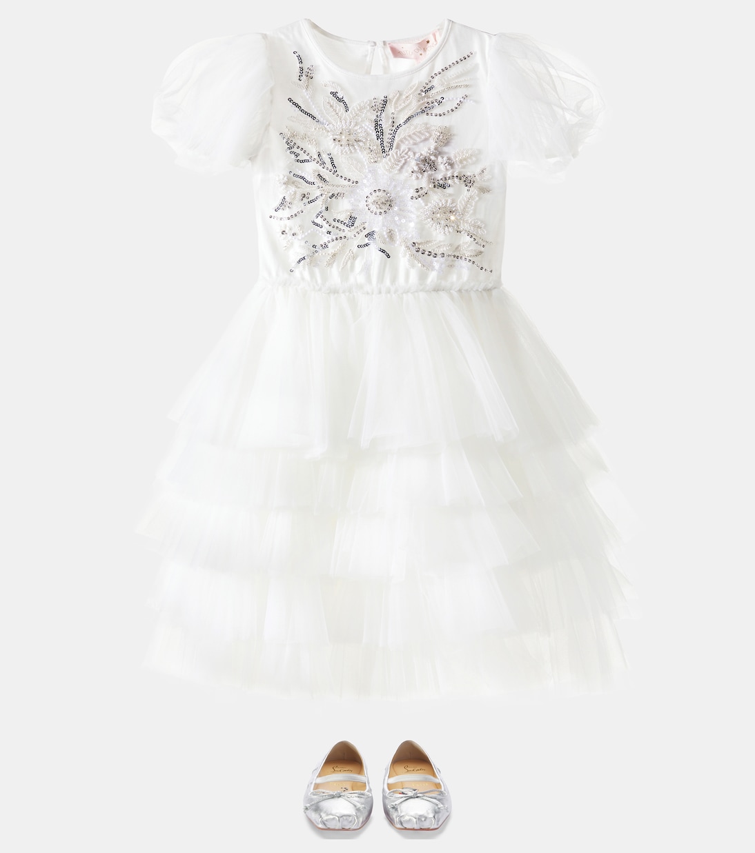 Abito White Orchid in tulle | Tutu Du Monde