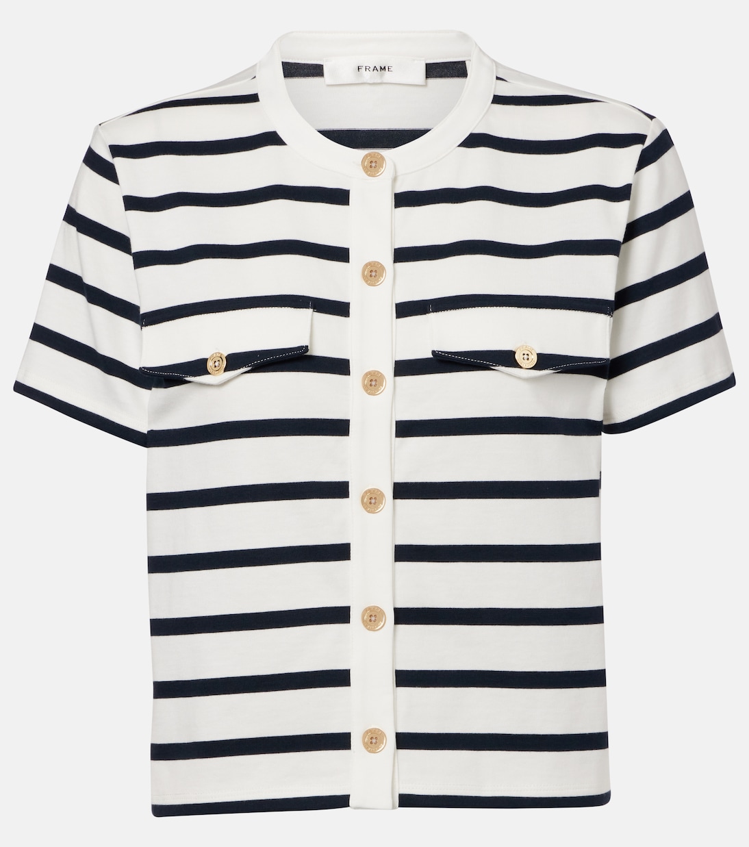 Striped cotton top | Frame