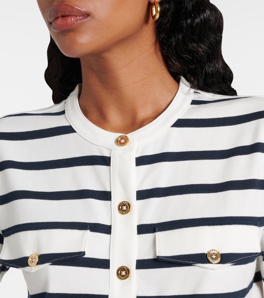 Striped cotton top | Frame