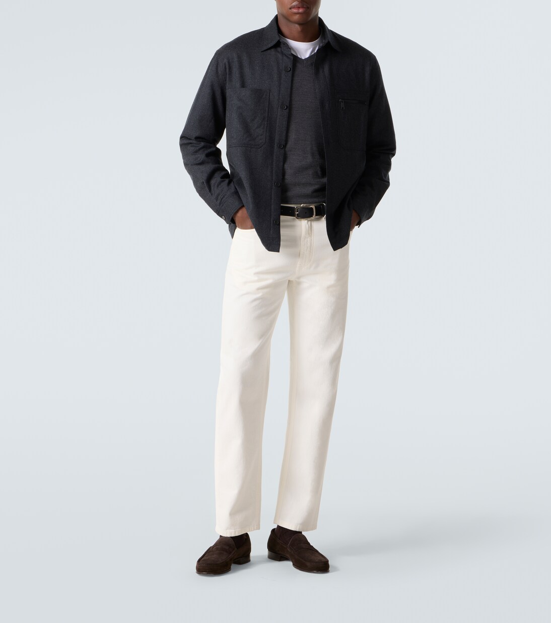 Jean slim Roccia à taille mi-haute | Zegna