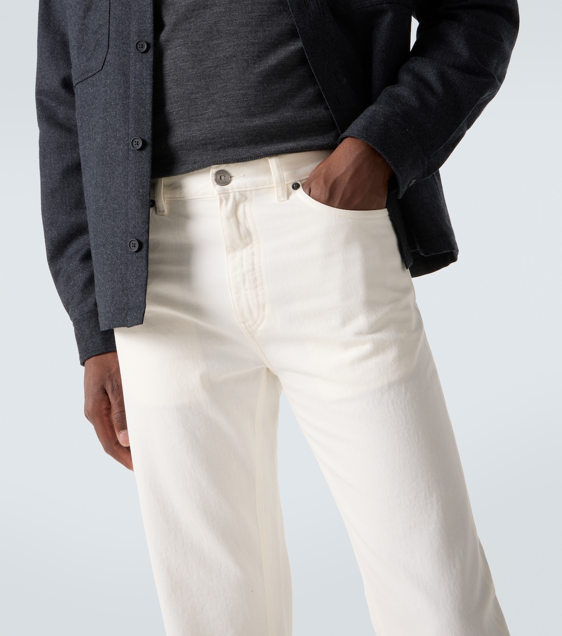 Jean slim Roccia à taille mi-haute | Zegna