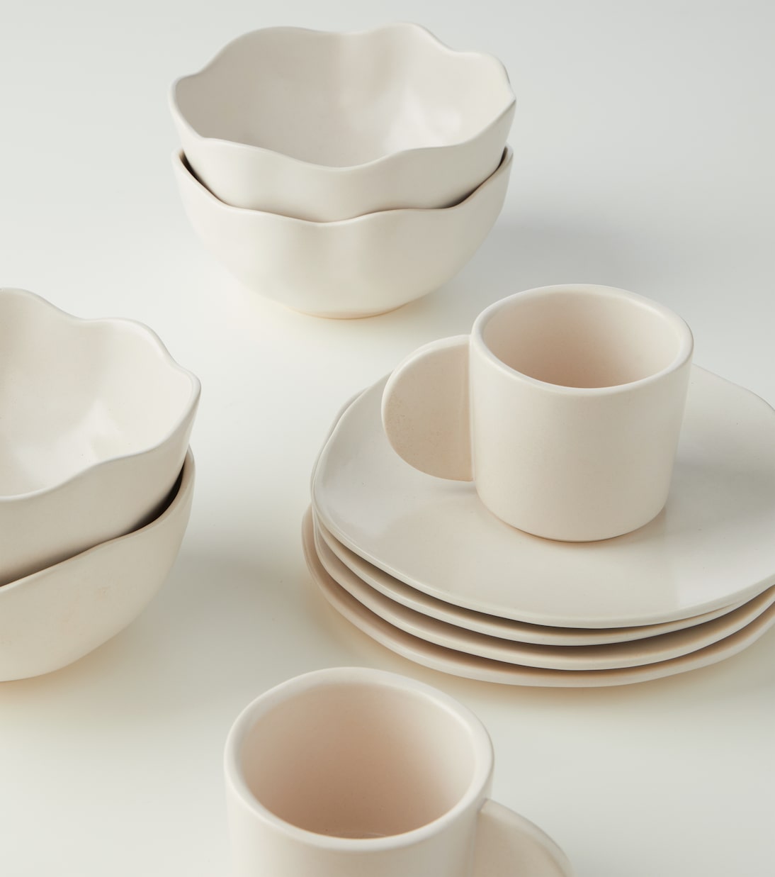 Native set of 4 stoneware cups, bowls, and plates | 101 Copenhagen