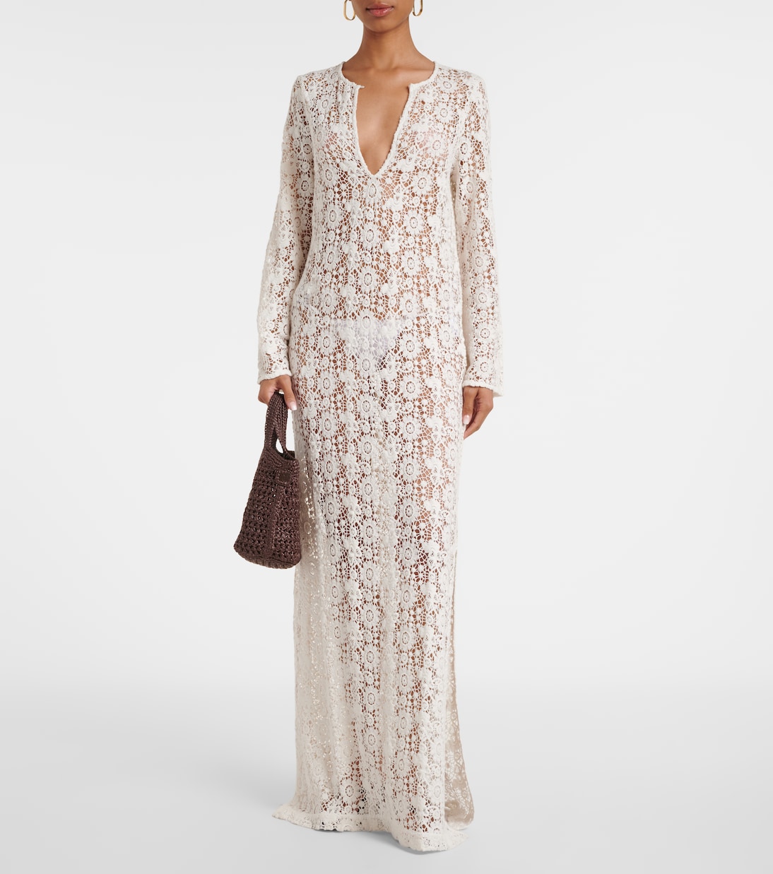 Robe longue en dentelle | Nili Lotan