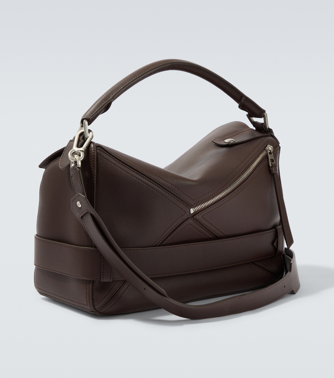 Puzzle Biker Large leather shoulder bag | Loewe