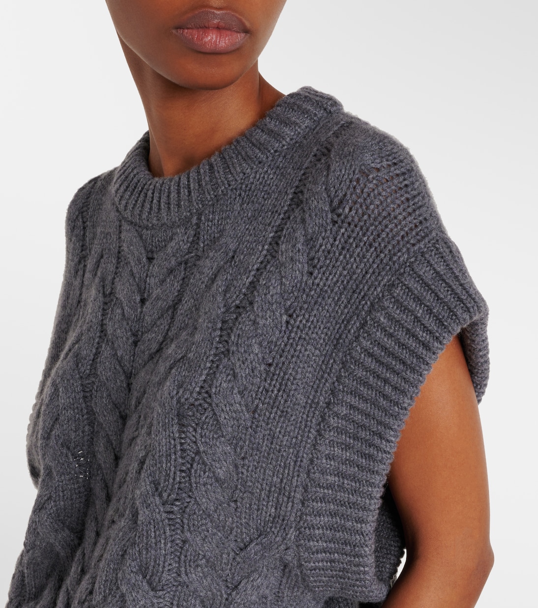 Pull sans manches Hayley en cachemire | Lisa Yang