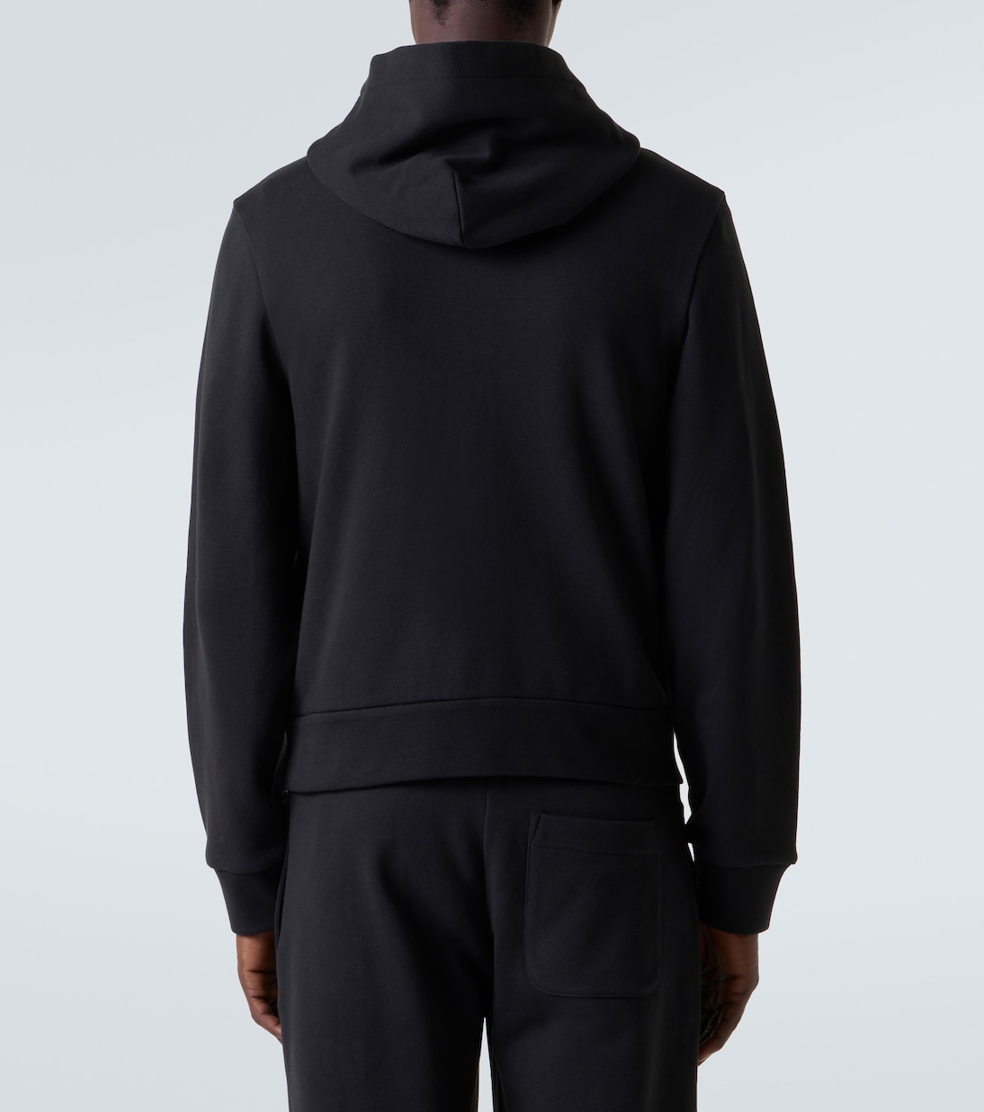 Logo cotton jersey hoodie | Moncler