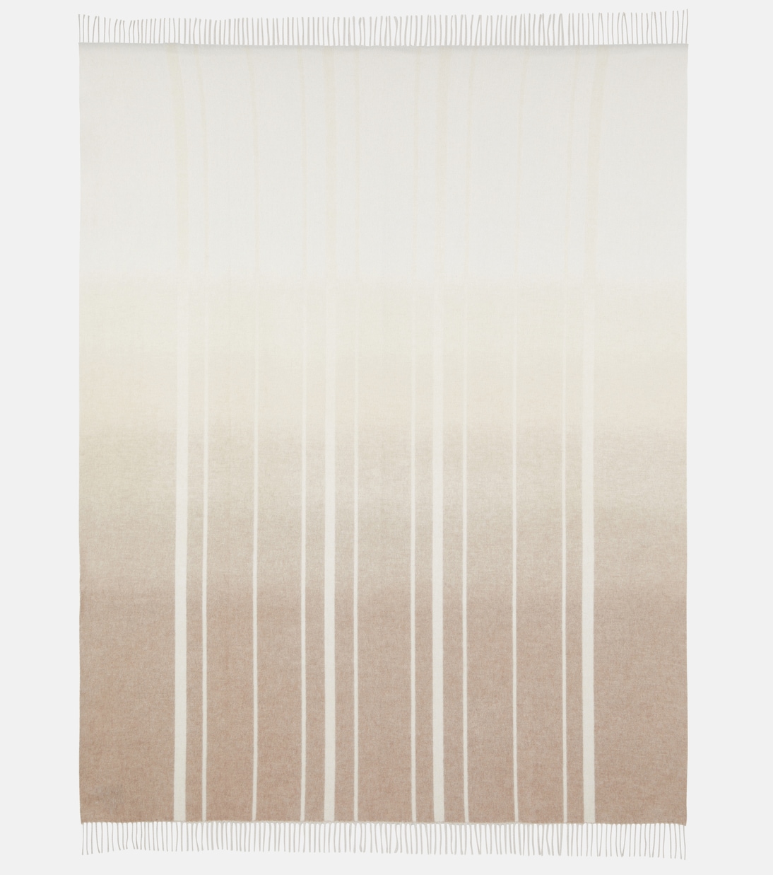 Dégradé striped cashmere throw | Loro Piana