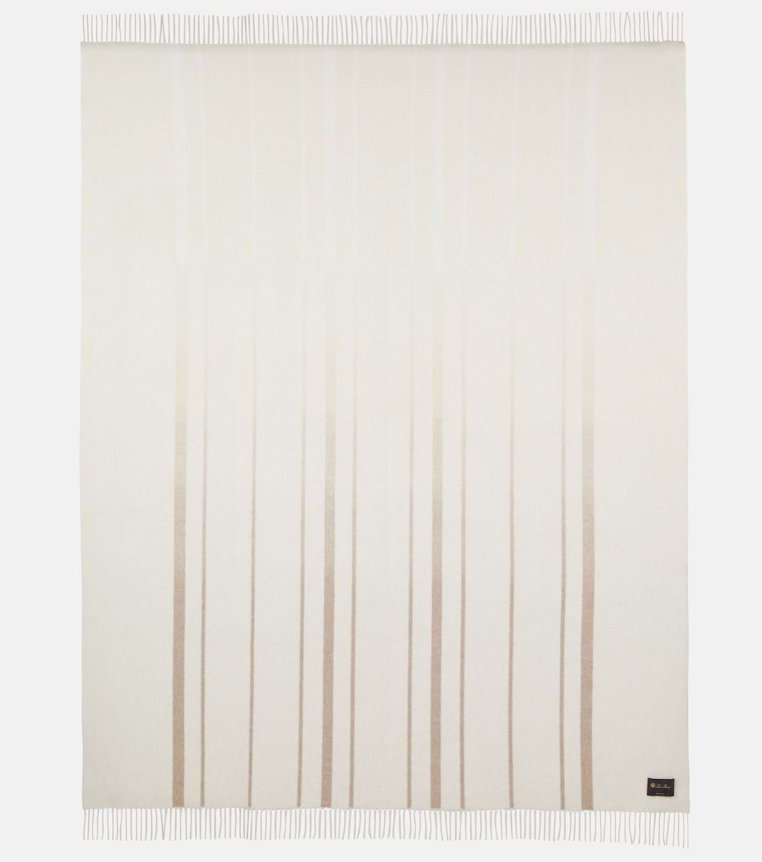Dégradé striped cashmere throw | Loro Piana