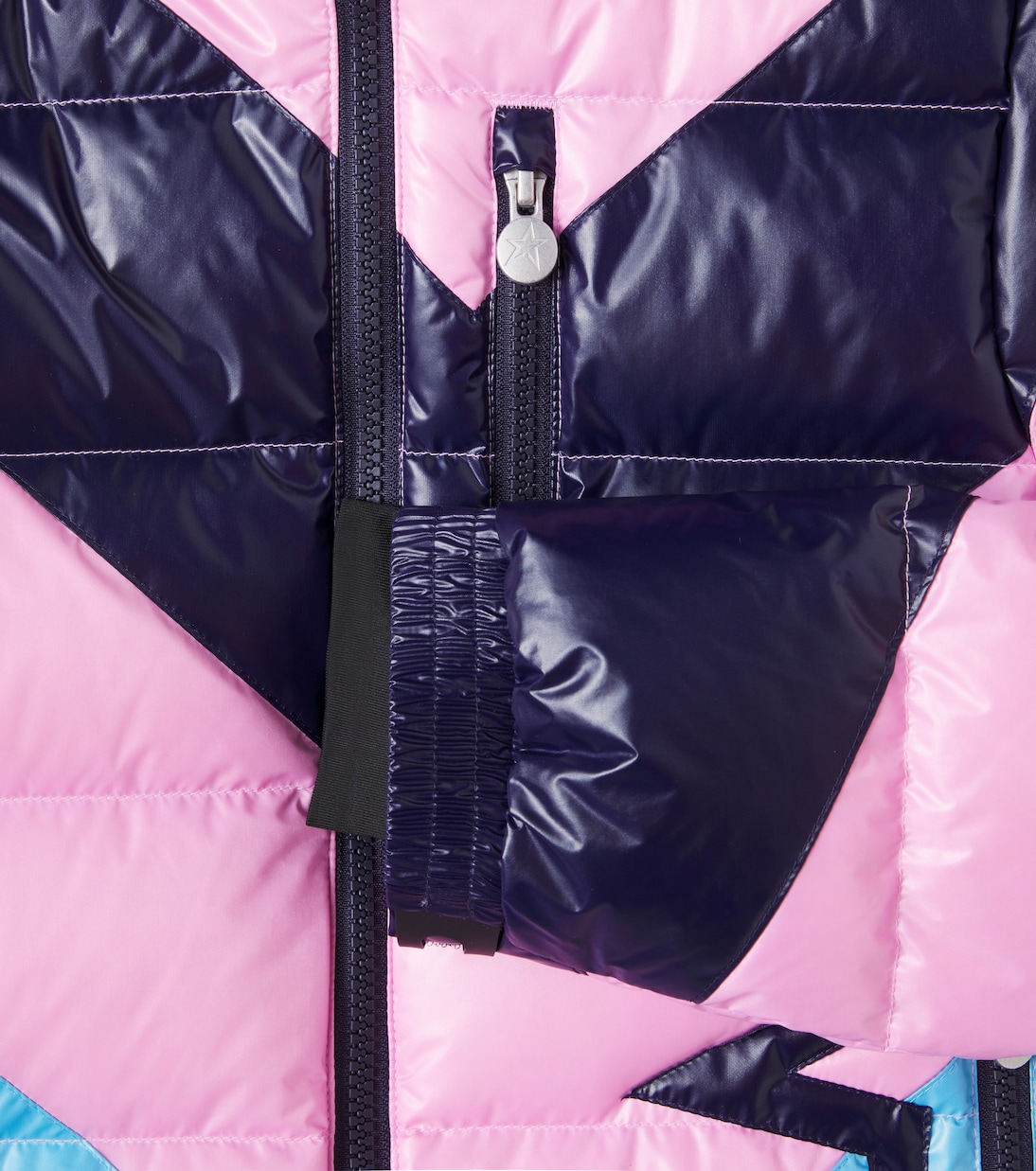 Super Mojo colorblocked down ski jacket | Perfect Moment Kids