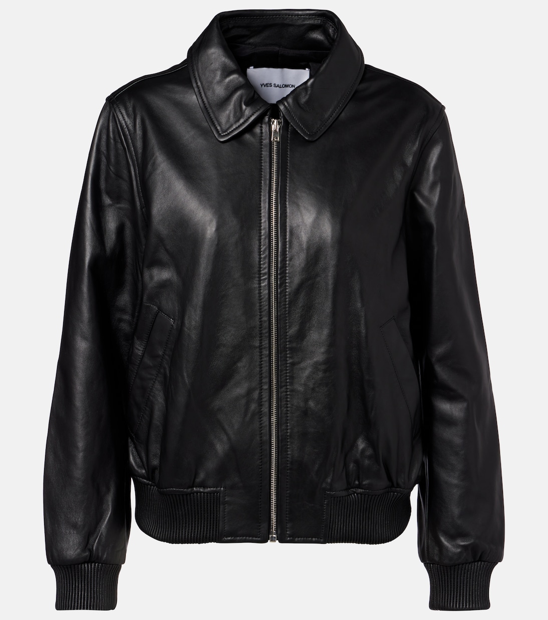 Leather jacket | Yves Salomon
