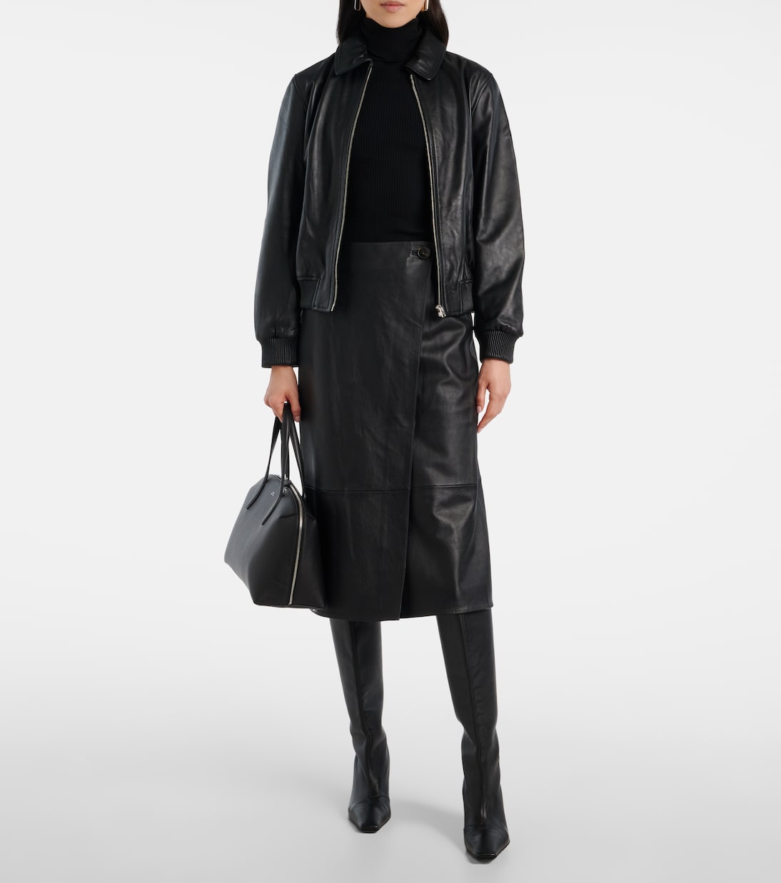 Leather jacket | Yves Salomon