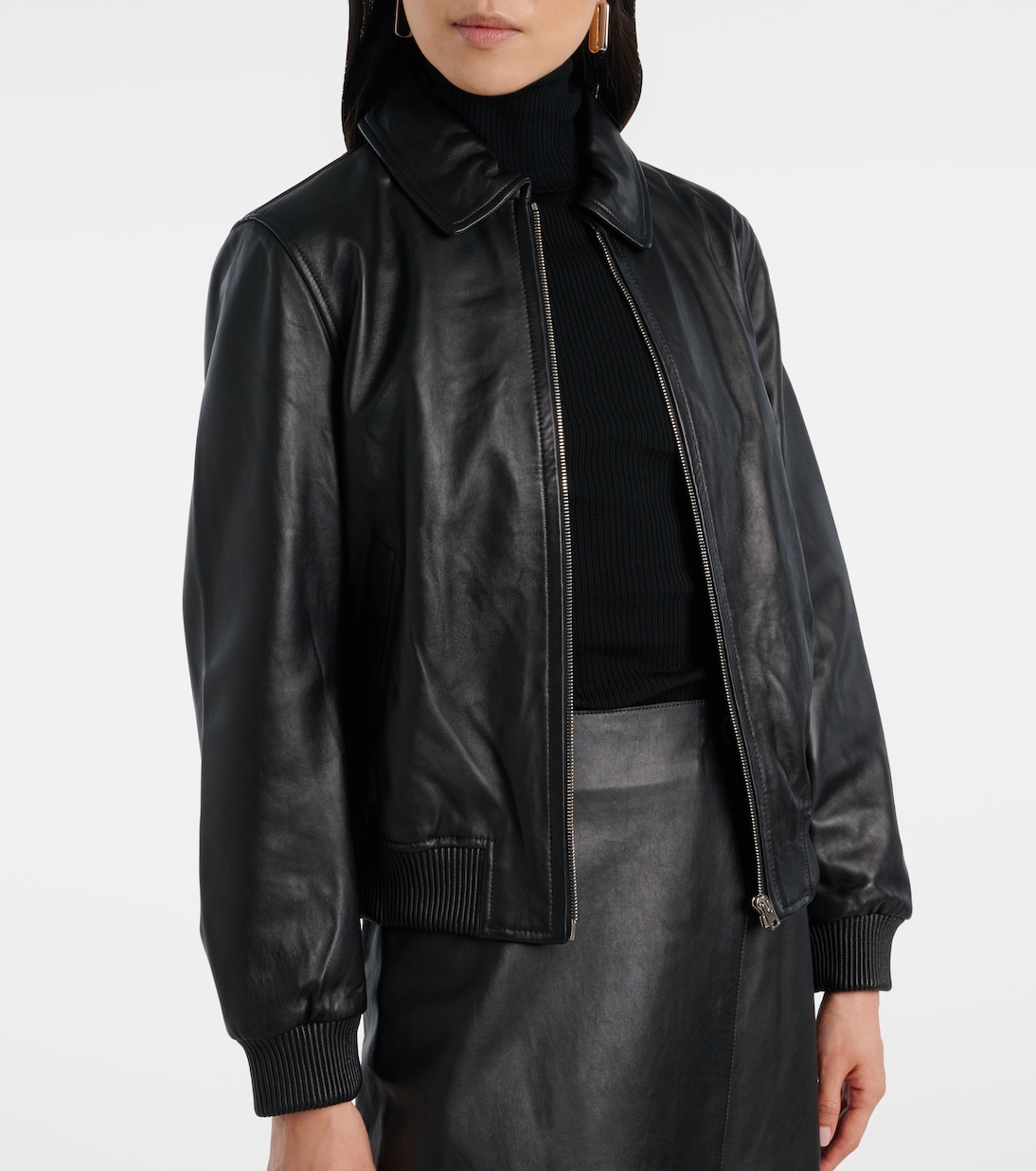 Leather jacket | Yves Salomon