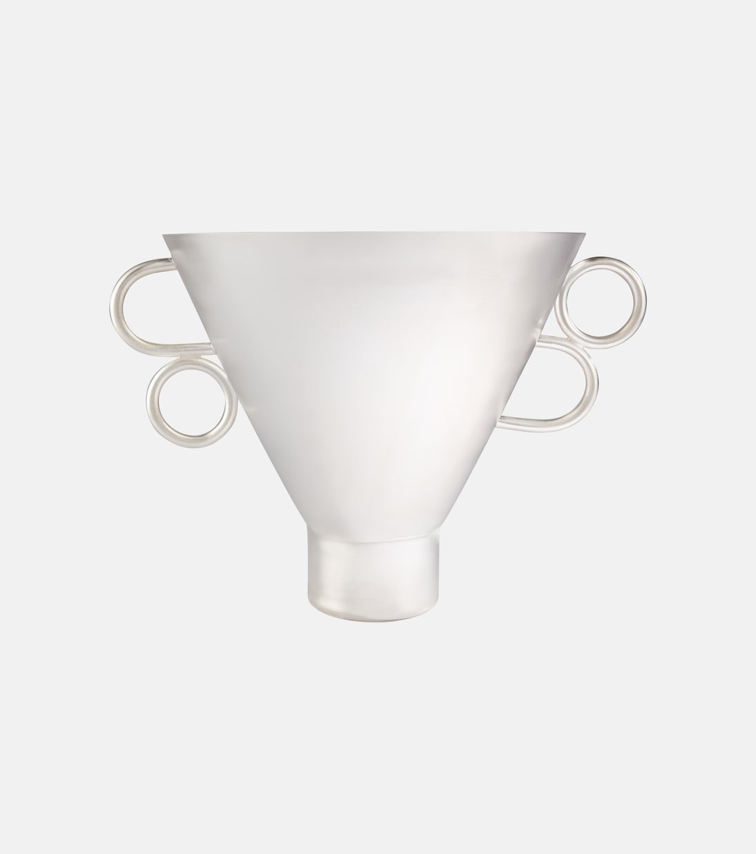 Vaso silver-plated metal vase | Natalia Criado