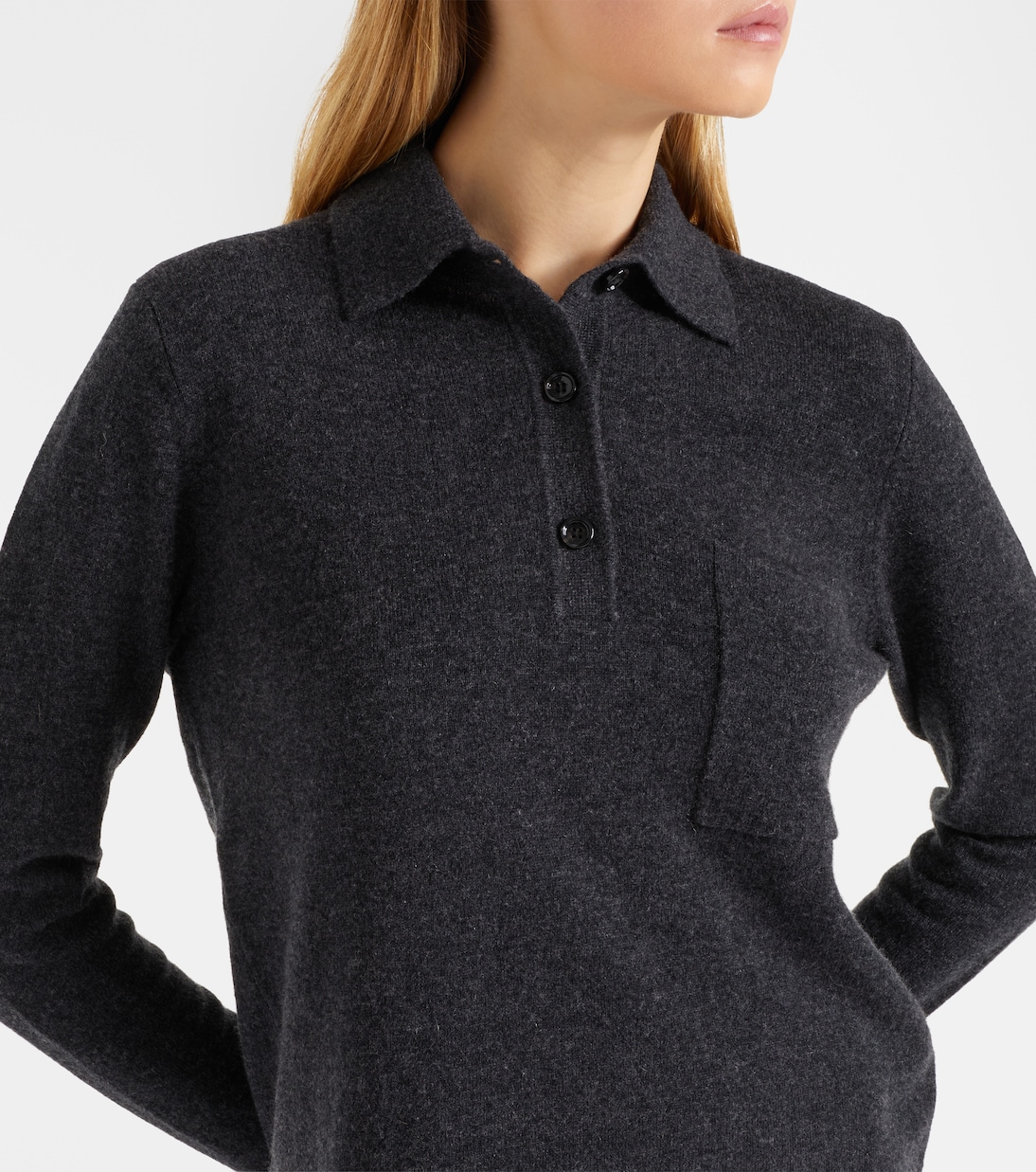 羊毛与羊绒polo衫式毛衣 | Jardin des Orangers