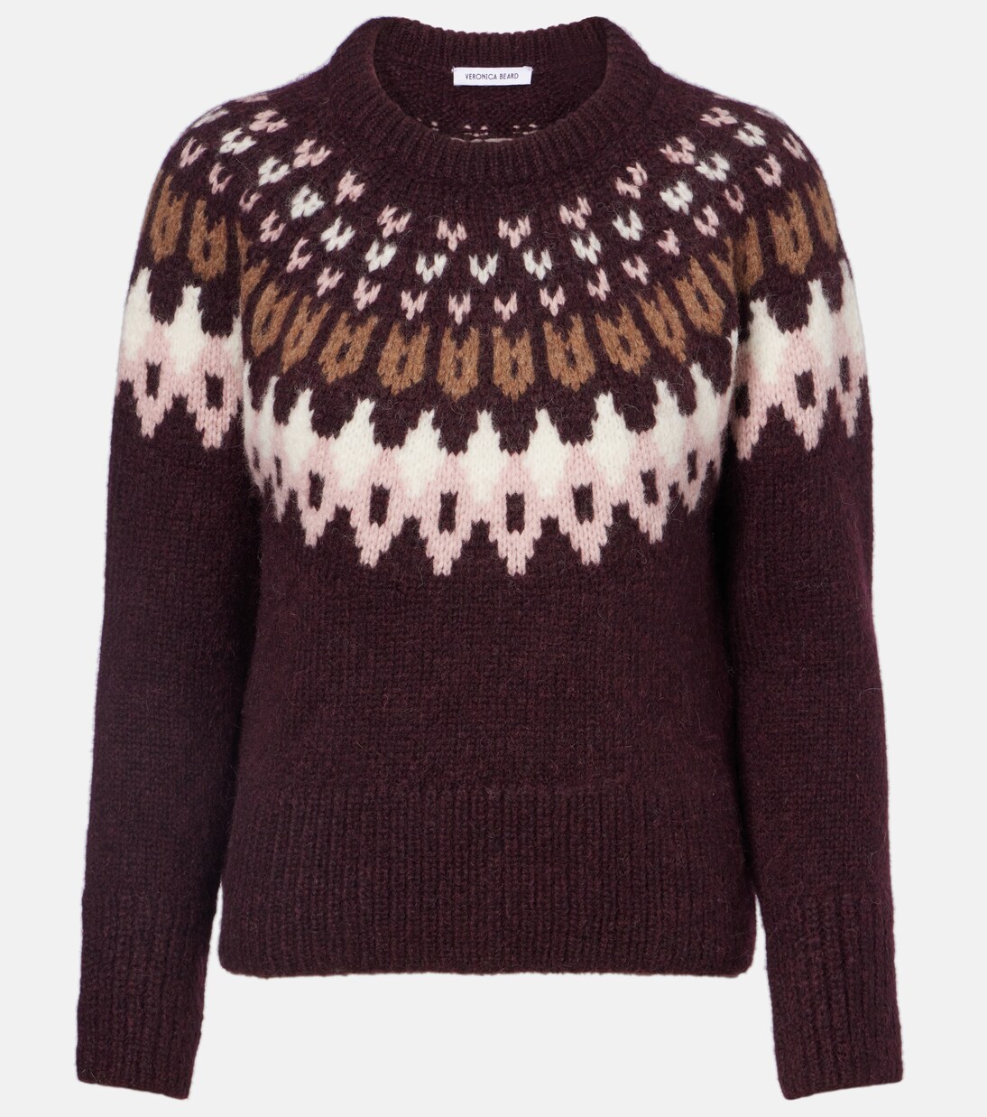 Anne Fair Isle wool-blend sweater | Veronica Beard