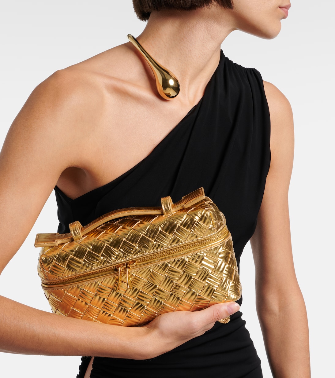 Bang Bang metallic leather vanity bag | Bottega Veneta