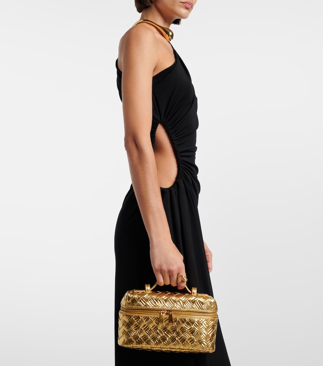 Bang Bang metallic leather vanity bag | Bottega Veneta