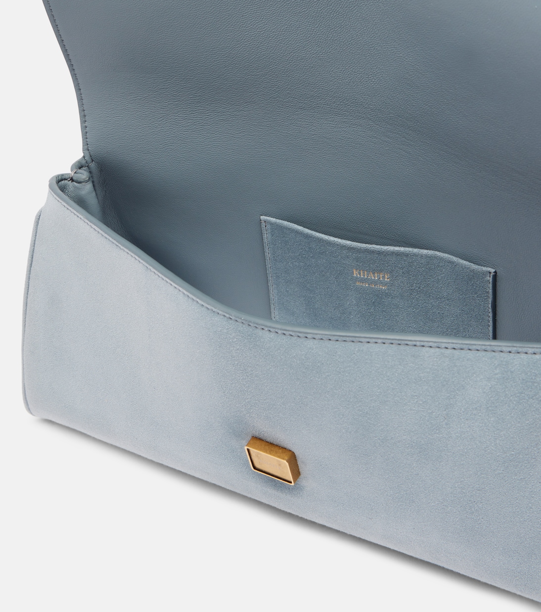 Clutch Audrey aus Veloursleder | Khaite