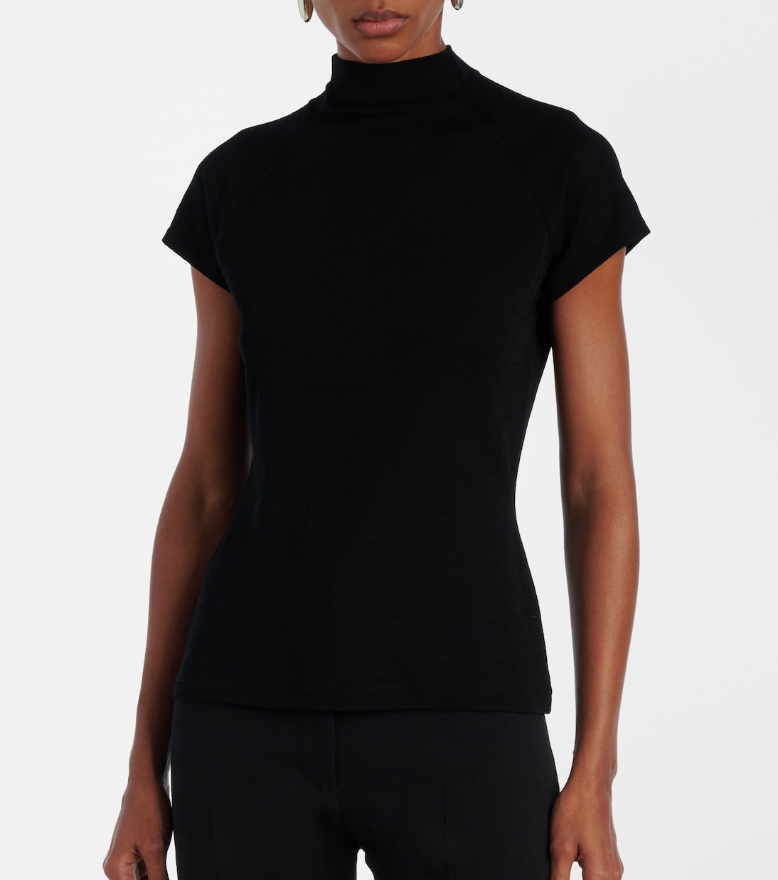 Wool jersey top | Vince