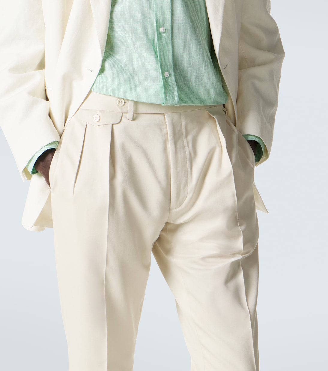 Pantalones tapered Gregory de seda | Ralph Lauren Purple Label