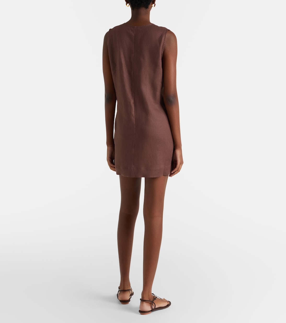 Derya linen minidress | Asceno