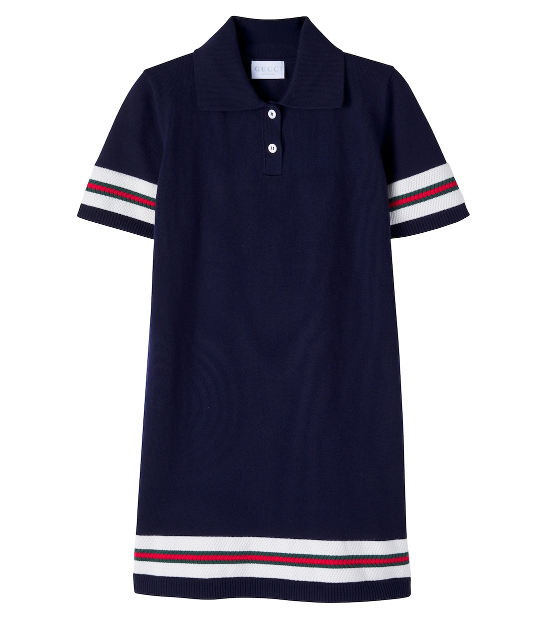 Striped cotton polo dress | Gucci Kids