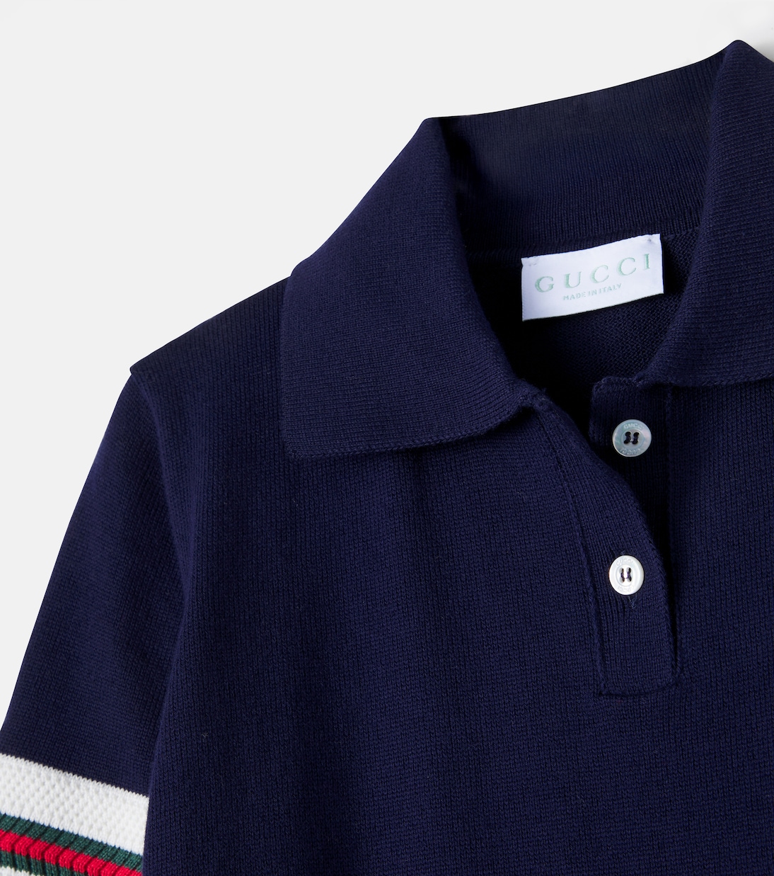 Striped cotton polo dress | Gucci Kids