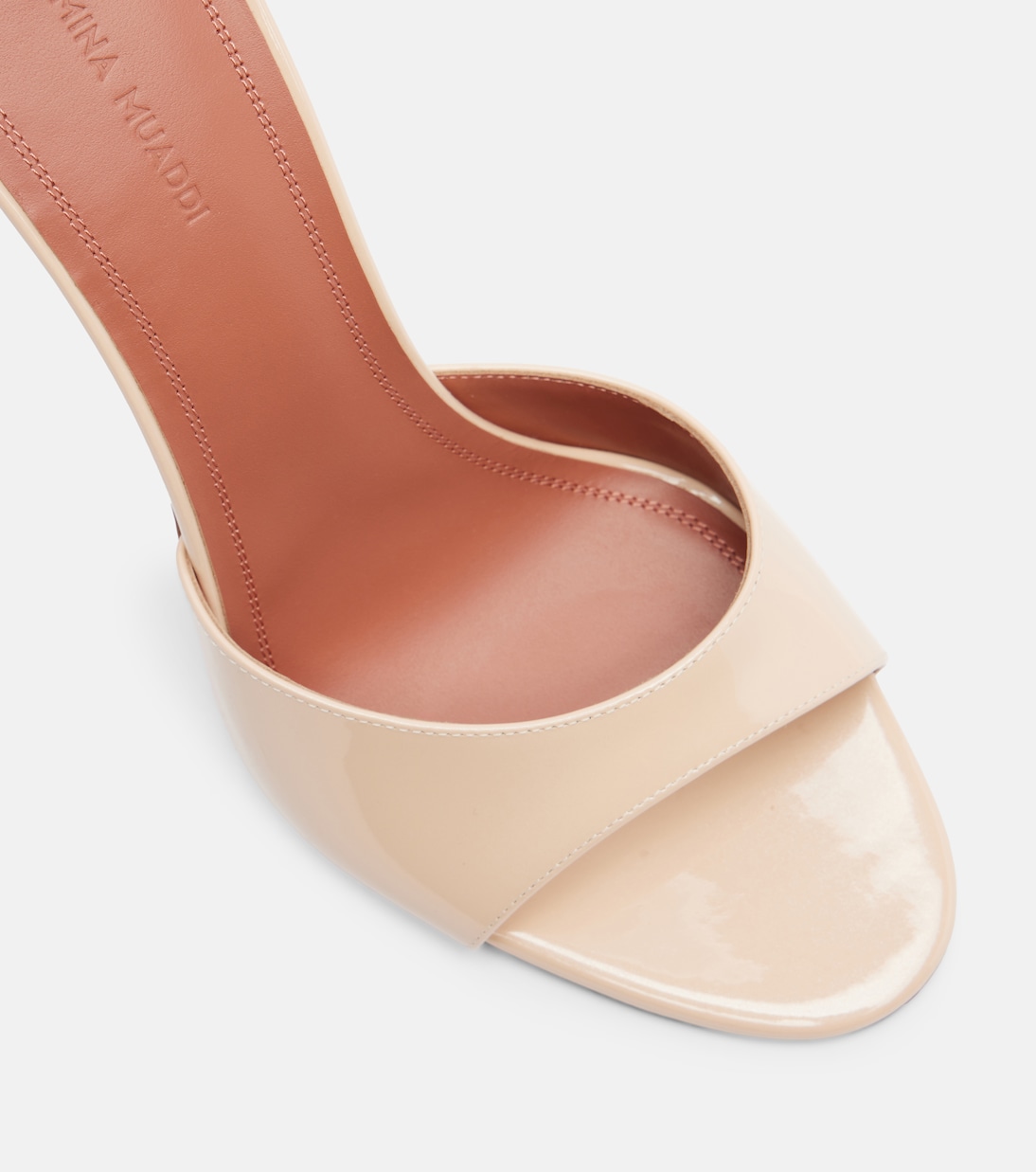 Elodie 105 patent leather mules | Amina Muaddi