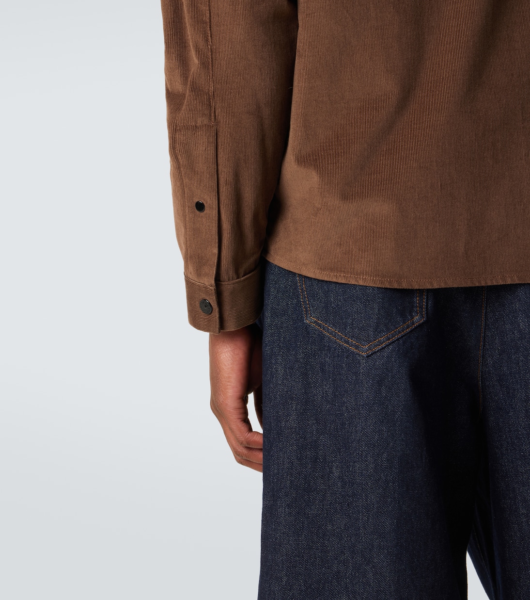 Compass cotton corduroy overshirt | Stone Island