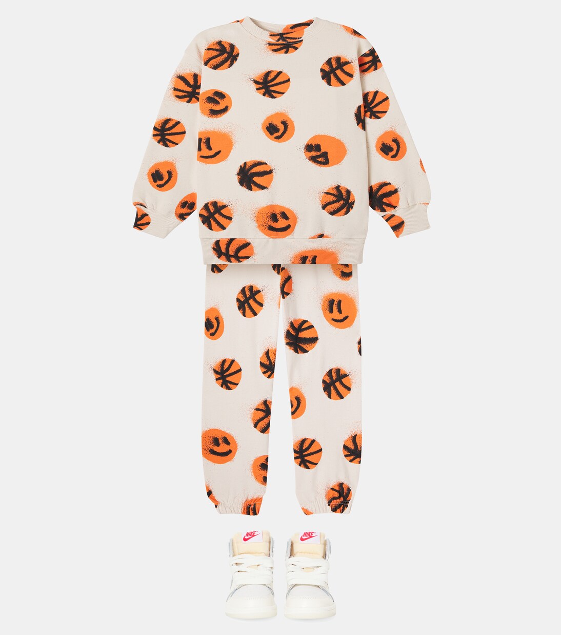 Monti printed cotton jersey sweatshirt | Molo