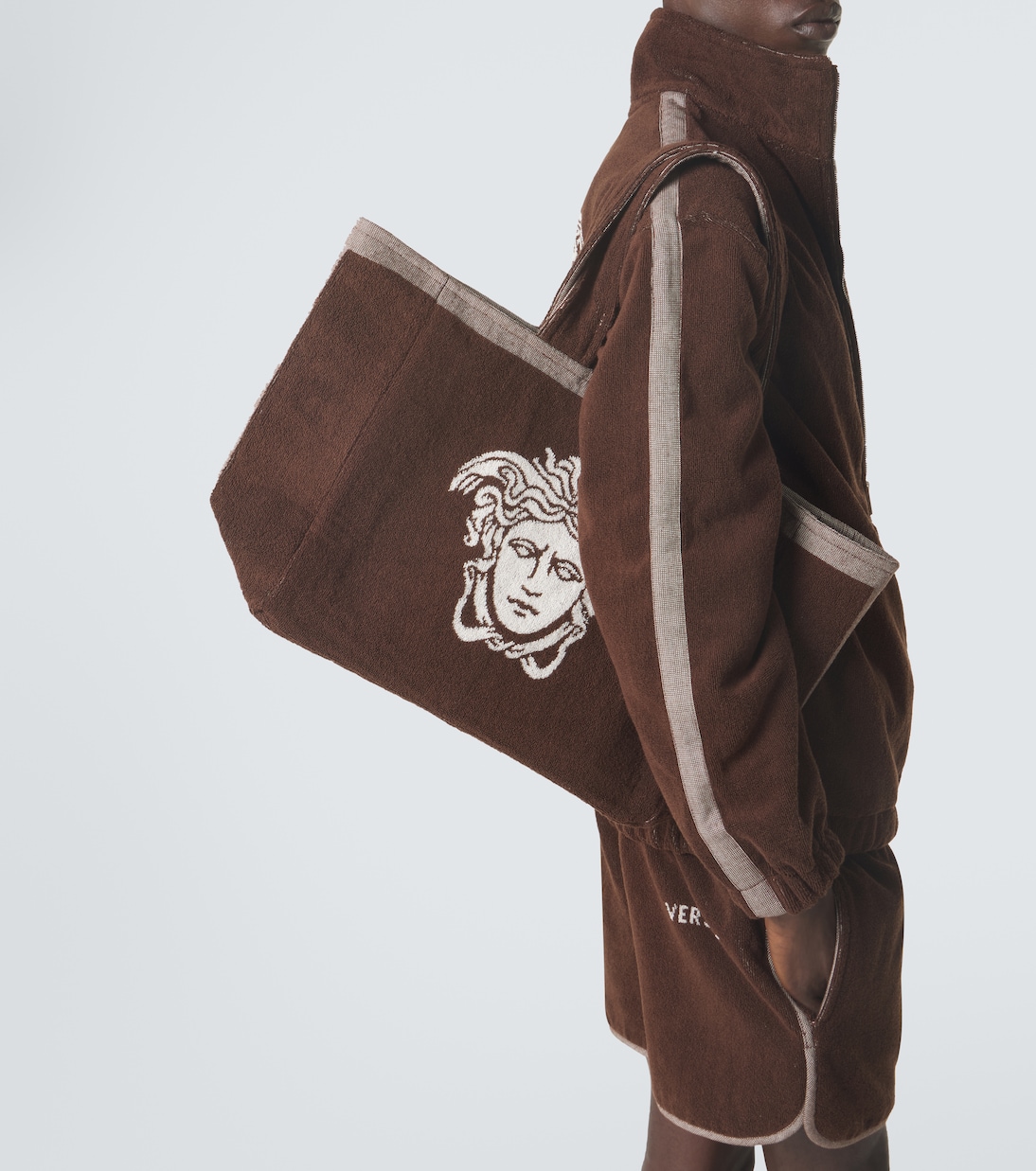 Tote Bag Medusa aus Baumwollfrottee | Versace