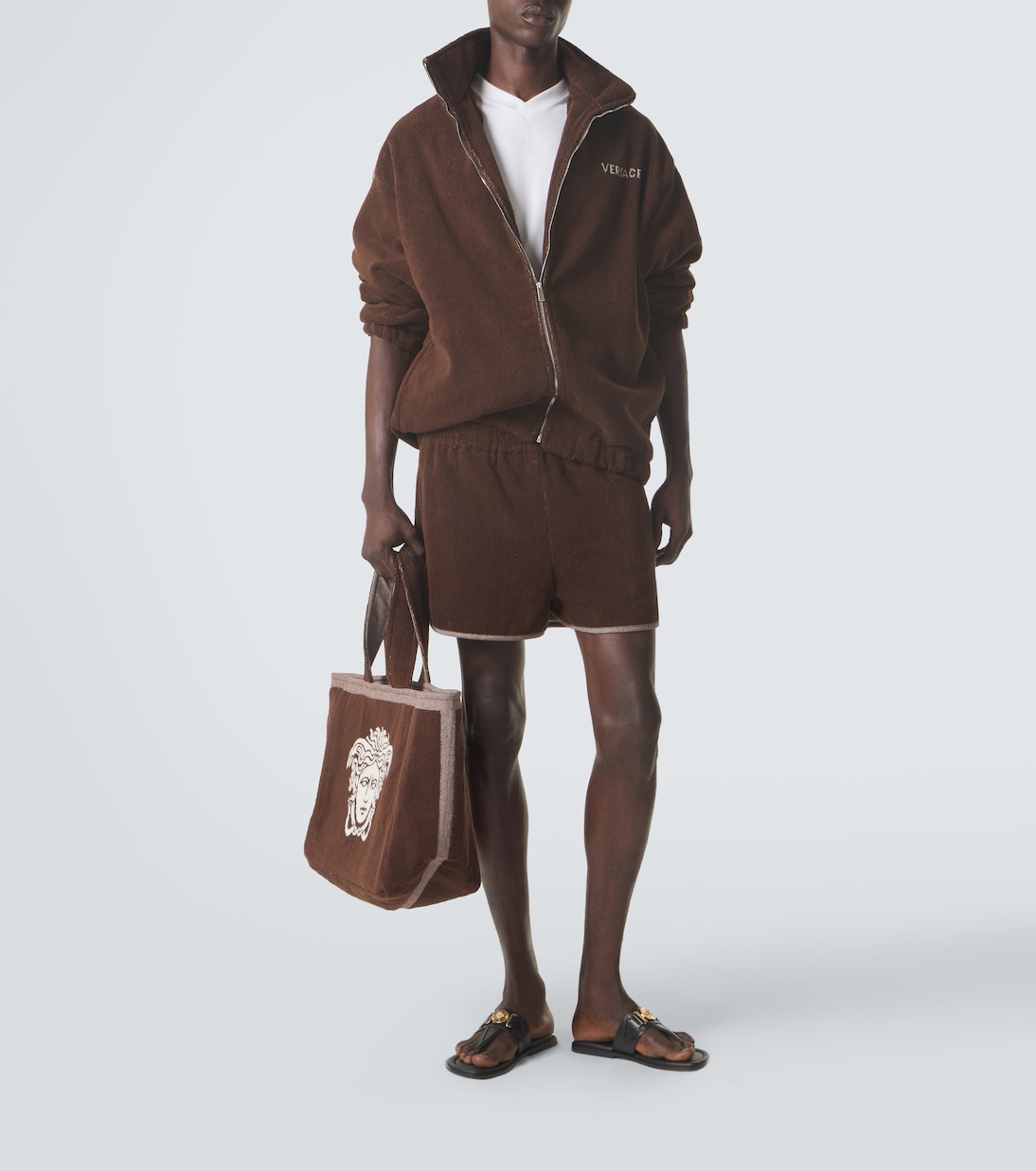 Tote Bag Medusa aus Baumwollfrottee | Versace