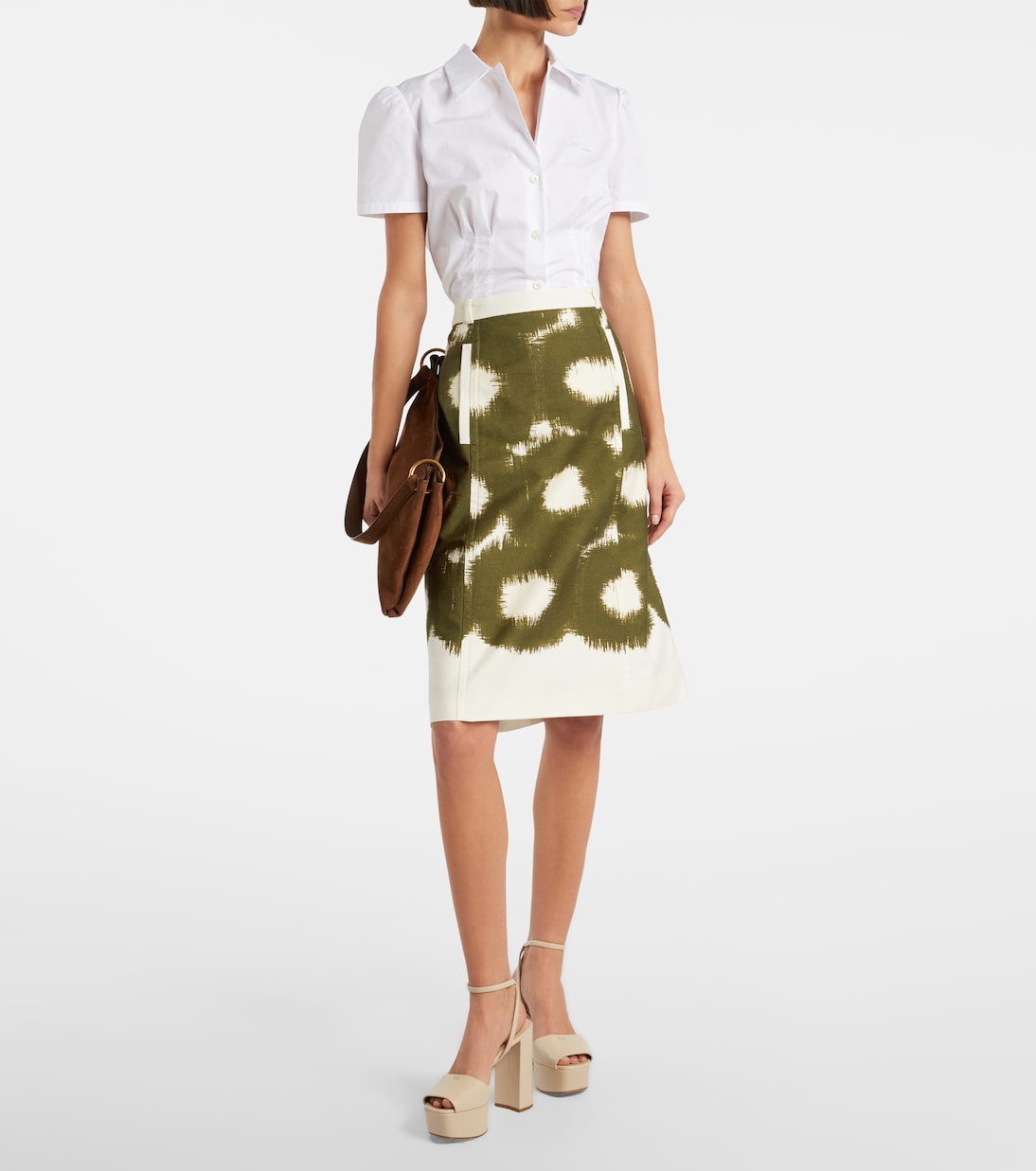 Plateausandalen aus Leder | Prada