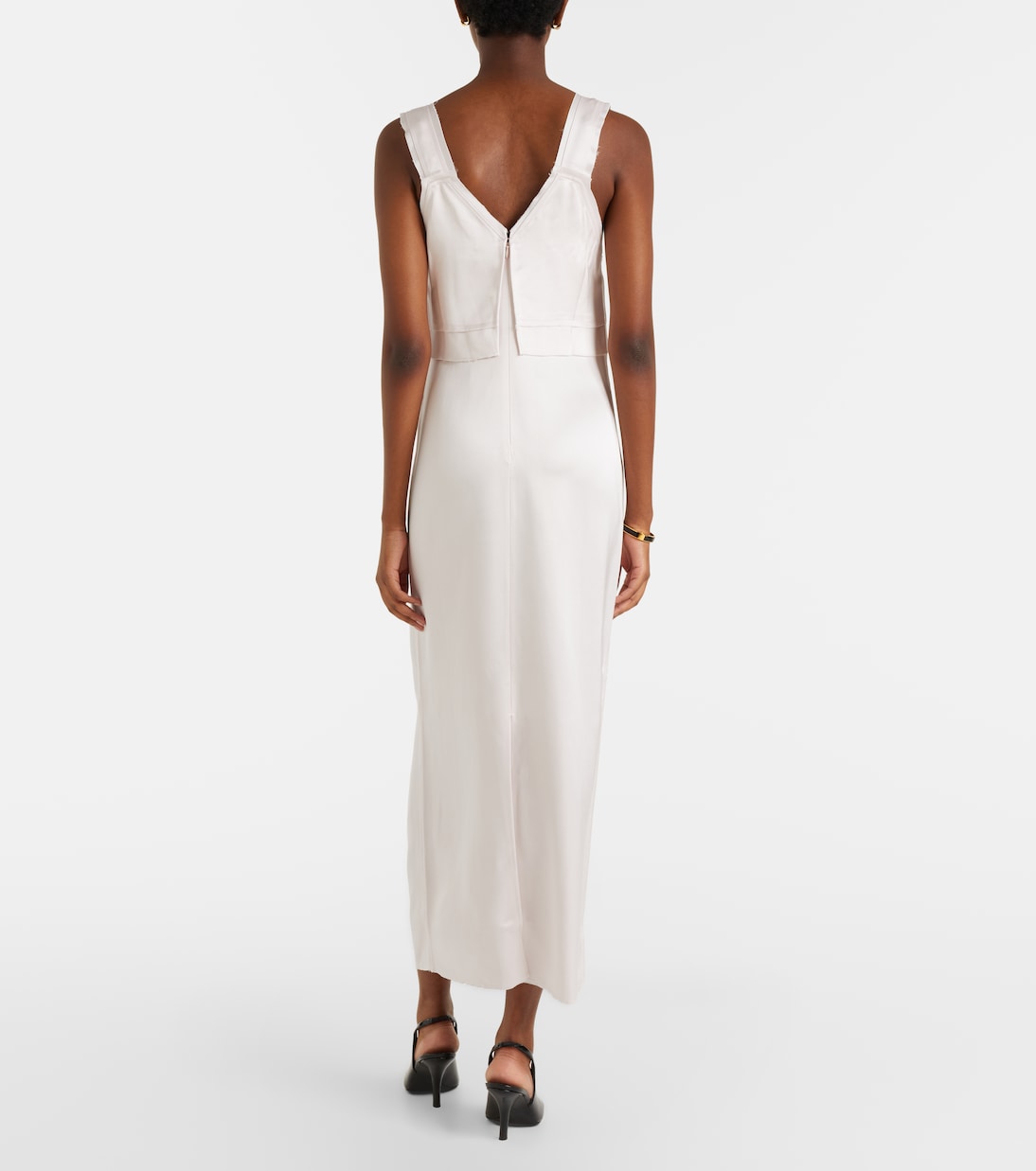 Vestido lencero de satén | Toteme