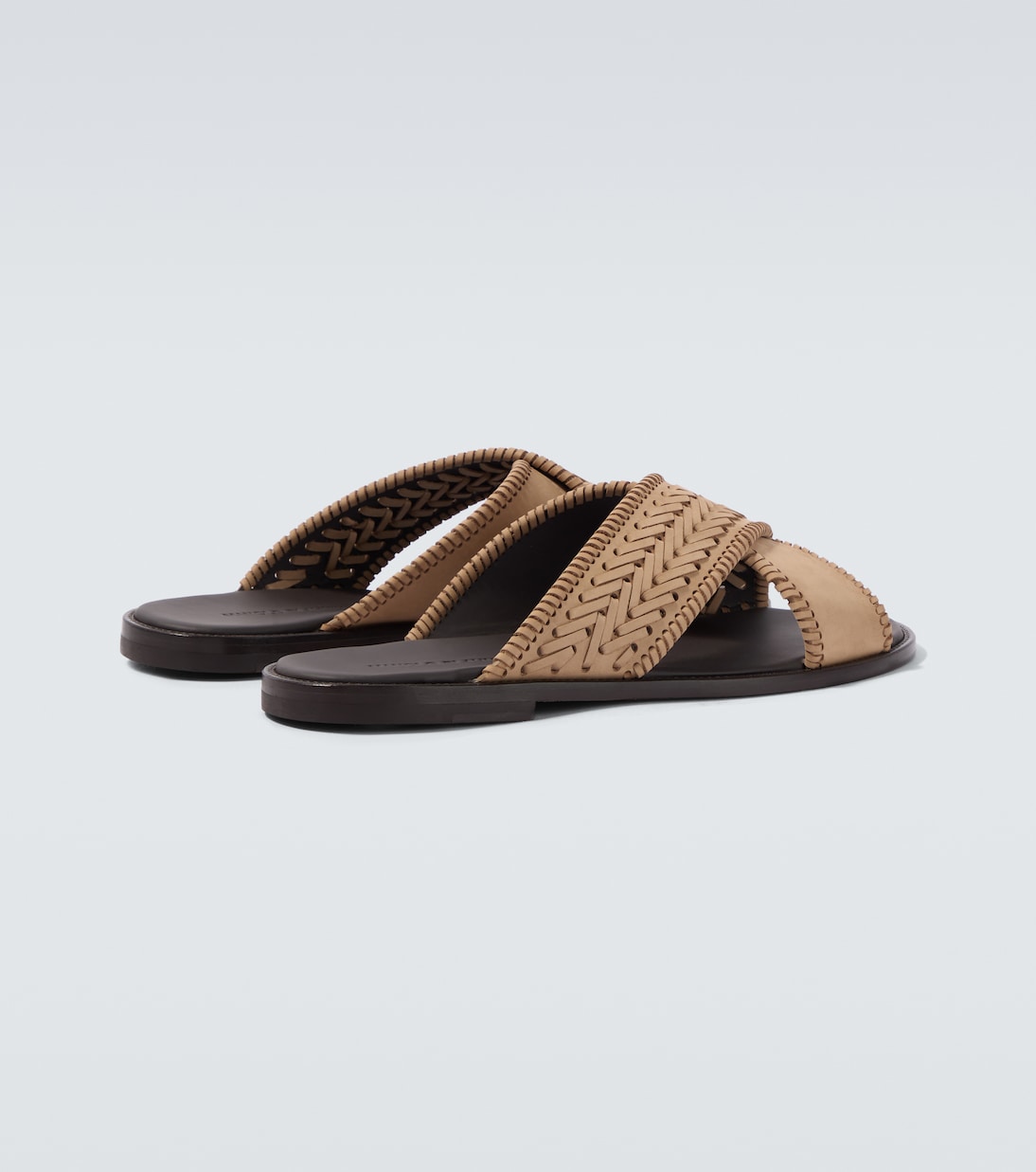 Sandalen Tex aus Veloursleder | Manolo Blahnik