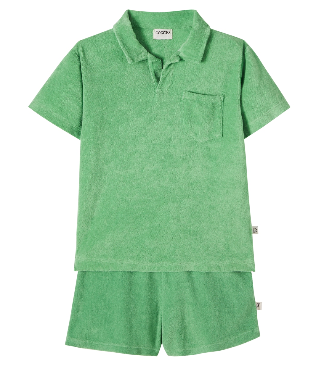 Mael terry polo shirt and shorts set | Cozmo