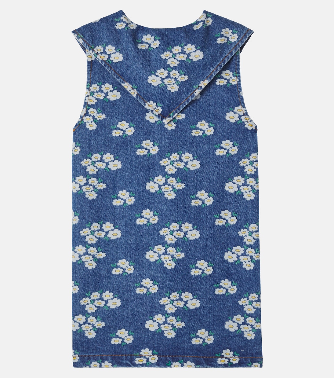 Robe chemise Blossoms en jean | Tinycottons